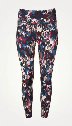 Sweaty Betty Super Sculpt Pocket 7/8 Leggings Abstract Floral Print High-Rise XS