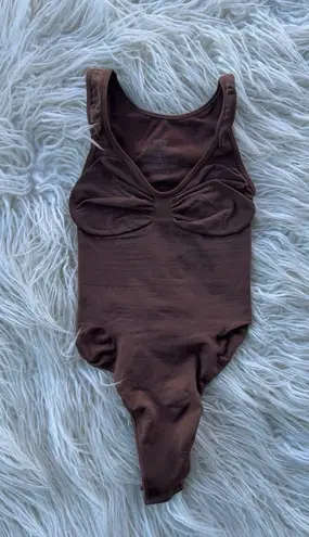 SKIMS Seamless Sculpt Thong Bodysuit Jasper Size XS