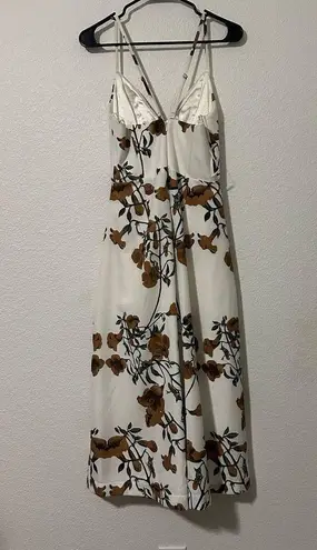 SHEIKE FINE VINES JUMPSUIT SIZE 8 White