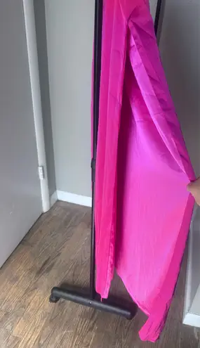 White Fox Boutique White Fox Maxi Skirt Hot Pink SZ S White Fox From Me To You Silky Maxi Skirt