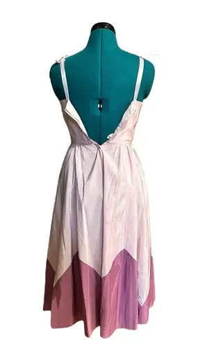 Vintage 1950's Blue Candi Jones Cali Party Prom DRESS Gown Fit & Flare Petticoat Purple