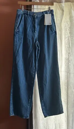 COS Straight Leg Denim Trouser Jeans Organic Cotton Tencel NWT Size 36 (US 4/6)