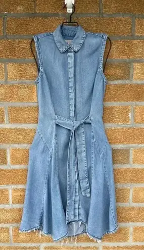 All Saints Francis denim shirt dress small