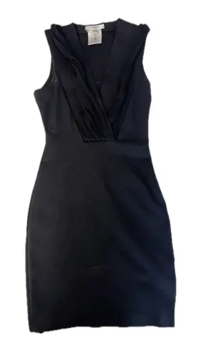 Givenchy Paris Black Draped Sleeveless Dress – Size 38 (US 4-6)