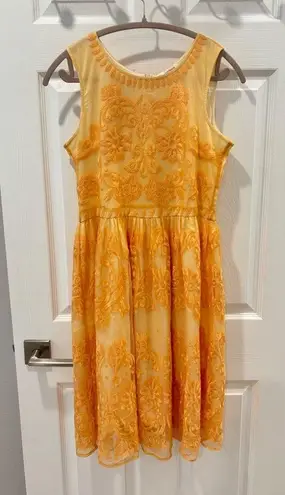 Sundance Golden Floral Midi Dress size 6 NWOT