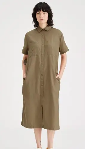 Dockers NWT Buttoned Midi Dress RELAXED FIT