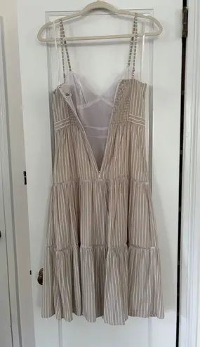 Eliza J Striped Tiered Sundress