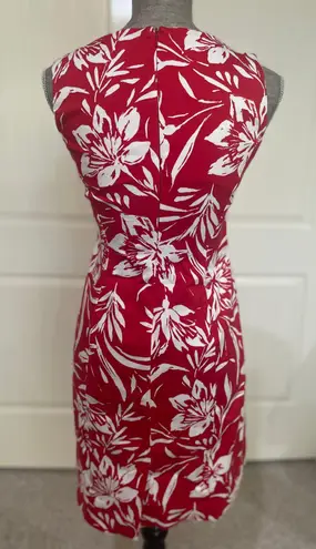 Jones New York Floral Red Dress