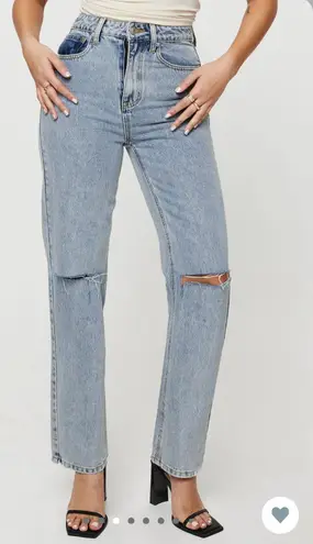 Princess Polly Straight-Leg Jeans