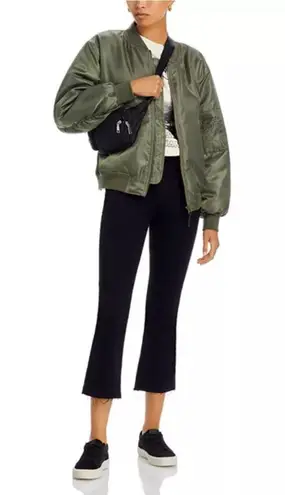 L'Agence L’Agence Kendra High Rise Crop Flare Jeans in Black, Size 28 NWT Online for $275