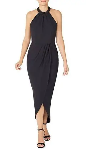 Julia Jordan
Knot Halter Neck Sleeveless Faux Wrap Tulip Hem Midi size 6 (b24.6)