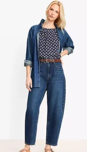 Loft THE BARREL High Rise Jeans
