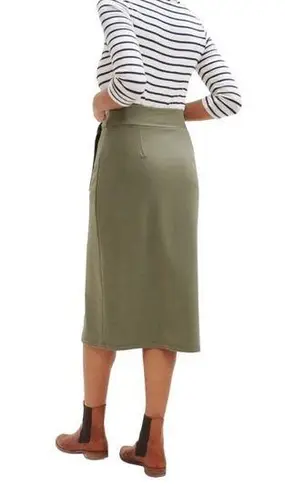 Amour Vert Aria Reverie Green Terry Midi Tie Bow Skirt Women’s Size XS