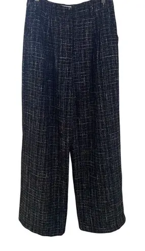 The Native One  NWT wide leg adrielle tweed dress pants black medium thumbnail 1