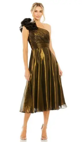 Mac Duggal One Shoulder Ruched Bodice Dress