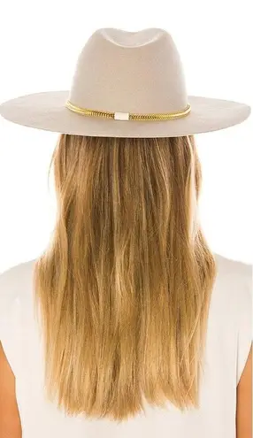 Hat Attack Glam Hat Beige & Chain Womens Size OS