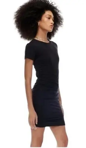 Babaton Aritzia Covet Ruched Mini Dress Black Size M