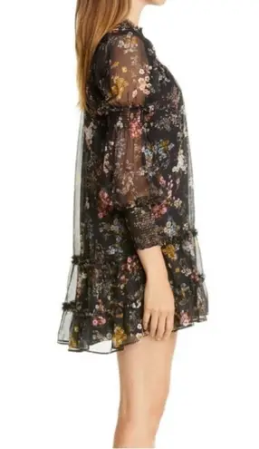 Cinq à Sept Cing à Sept Stephanie Ruffled Floral Dress New Size 6