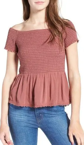 Nordstrom Chloe and katie smocked top