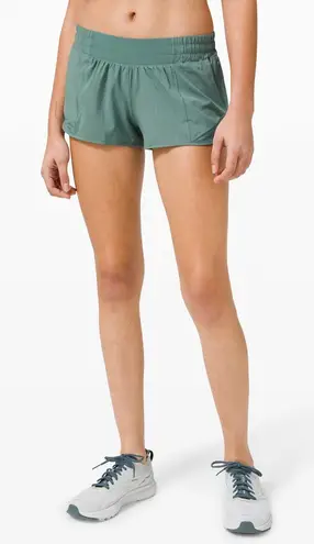 Lululemon  Hotty Hot Lined Running Short II 2.5" Tidewater Teal Green 6 - Image 1