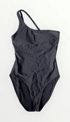 Girlfriend Collective Asymmetrical Split Strap One Piece Swimsuit Size XS