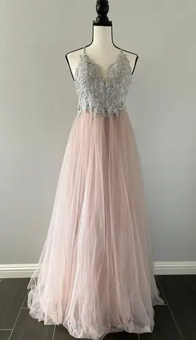 Cinderella Divine Mauve Tulle Prom Dress