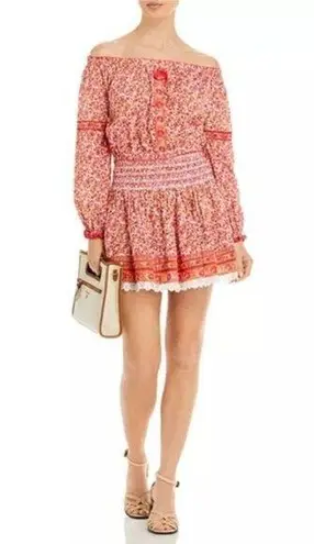 Poupette St. Barth Nana Off the Shoulder Top, Size XS NEW w/Tag $140