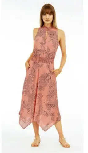 Allison Joy ππ Smocked Waist Halter Midi Dress M