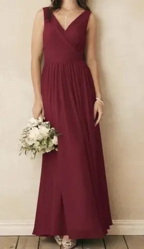 AW Gwyneth Bridesmaid Prom Formal Special Occasion Wedding Guest Dress, 16, Red