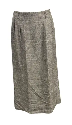 David N. Tweed Maxi Skirt Womens Size 6 Gray Career Wear Formal