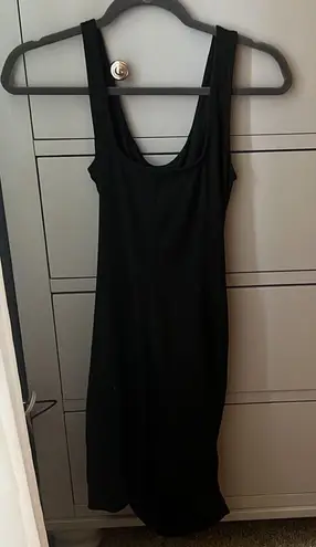 Black mini dress with cut out Size M