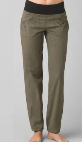 prAna Summit Pants in Charcoal Heather/Cargo Green Heather Size S