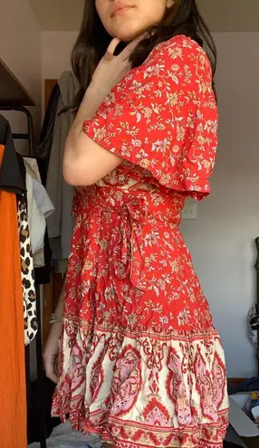 Princess Polly Wrap Mini Dress