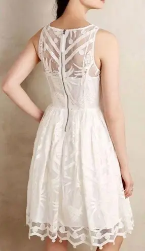 Maeve Anthropologie white dress size 10