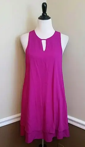 Everly Orchid Pink Purple Magenta Tiered Shift Tunic Modcloth Dress by  Medium - Image 1