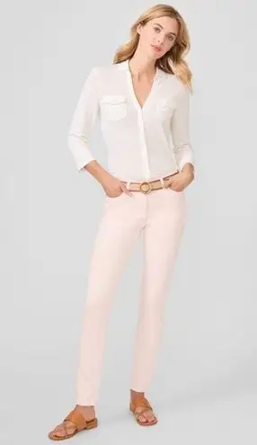 J. McLaughlin  Soft Petal Pink Lexi Jeans sz 2