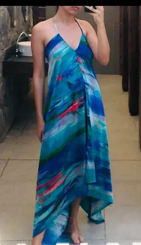 flowy and silky dress Blue Size XS
