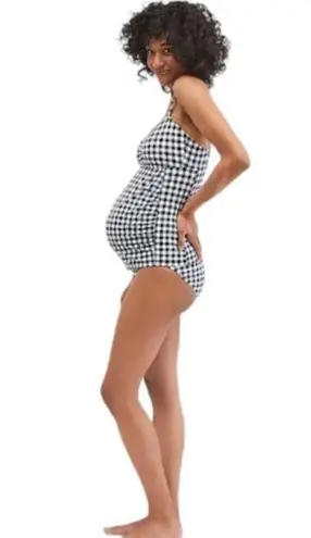 Motherhood Maternity Beach Bump 2 Piece Tankini Swimsuit UPF 50+ |