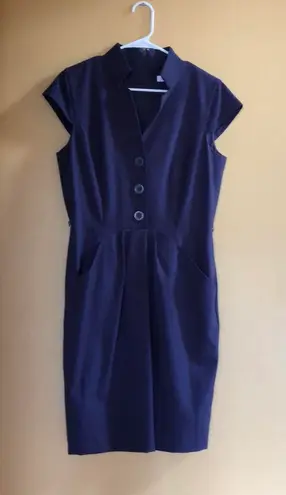 Calvin Klein Purple Cap Sleeve Dress Size 10