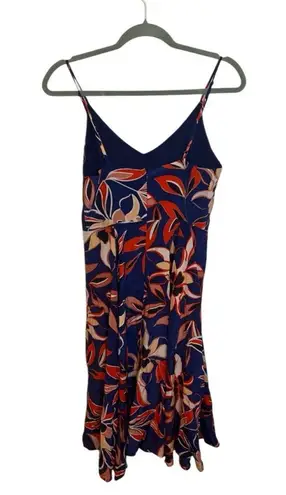 Yumi Kim Yumi Kin Studio 54 Navy Floral Moonlight Silk Dress