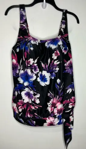 Swimsuits for all 2 piece swimsuit tankini women’s 18 black purple floral plus