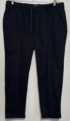 Ocean + Coast Black Casual Front Drawstring Pants Size 14