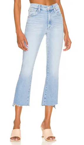 MOTHER Denim MOTHER The Insider Crop Step Fray Jeans Light Wash (Limited Edition)