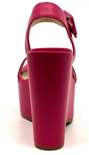 Soda Fuschia Wedge Platform Wedge