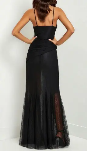 Majorelle Salma Floral Lace Gown, Black, Medium