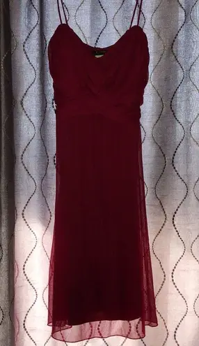 B. Smart Holiday Season Ready! ❤️RASPBERRY❤️ Sweetheart Elegant Lightweight Red Dress
