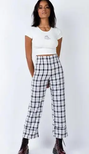 Princess Polly  wide leg plaid pant