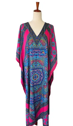 Sante Classics Kaftan MuuMuu Lounging Dress OSFM Pink Size undefined