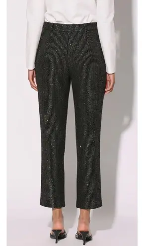 Walter Baker Tyler Pant Sparkle Stripe Tweed with Cropped Ankle. Size 2