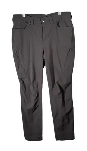 Duluth Trading Flexpedition Slim Leg Pants Grey Hiking Gorpcore Womens 12x29 Gray Size 12